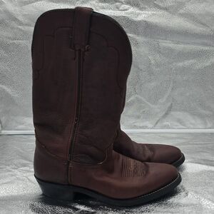 Tony Lama Vaquero Briar Stampede Western Boots Brown Cowboy Boots Size 10 D